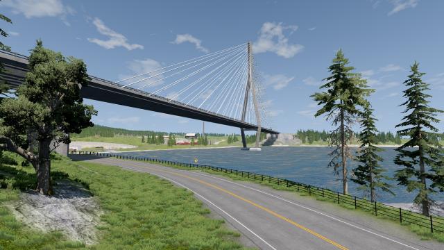 River Highway для BeamNG Drive