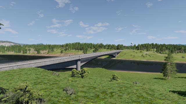 River Highway для BeamNG Drive