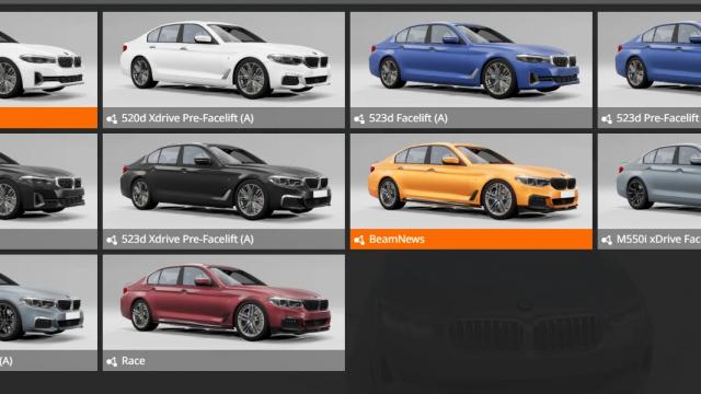BMW 5-Series (G30) for BeamNG Drive