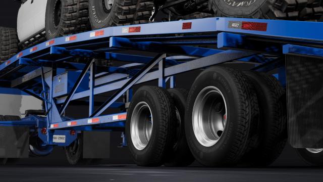 Grant Gooseneck Wedge Car Trailer для BeamNG Drive