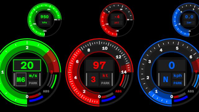 Custom Tachometers and Boost Gauges для BeamNG Drive
