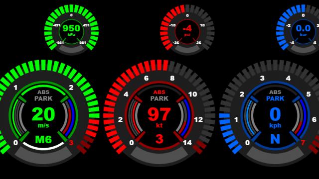 Custom Tachometers and Boost Gauges для BeamNG Drive