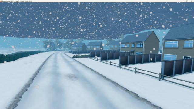UK gets SNOW Rally Map для BeamNG Drive