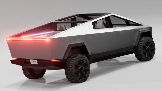 Tesla Cybertruck для BeamNG Drive