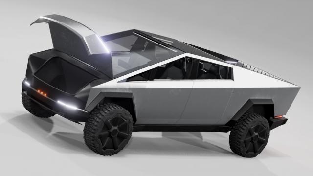 Tesla Cybertruck для BeamNG Drive