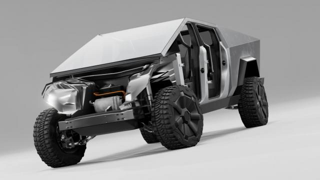 Tesla Cybertruck для BeamNG Drive