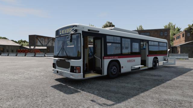 Hirochi Aero Japanese Bus for BeamNG Drive