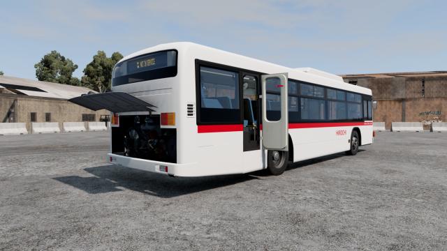 Hirochi Aero Japanese Bus for BeamNG Drive