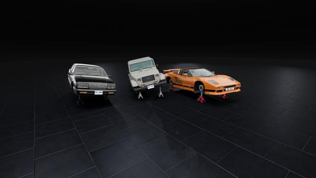 Jack stand for BeamNG Drive
