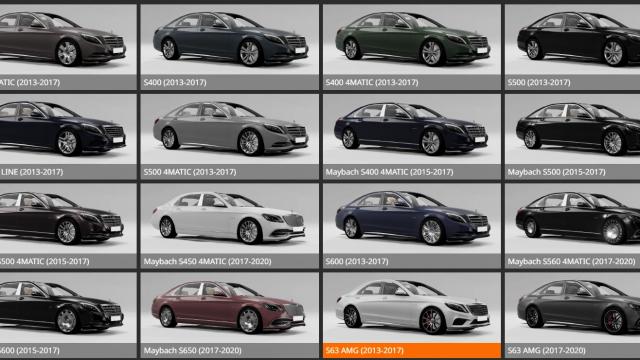 Mercedes-Benz S-Class (W222) for BeamNG Drive