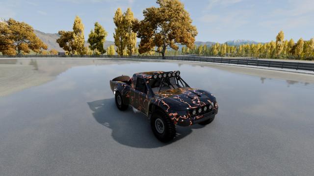 Universal lava skin for BeamNG Drive