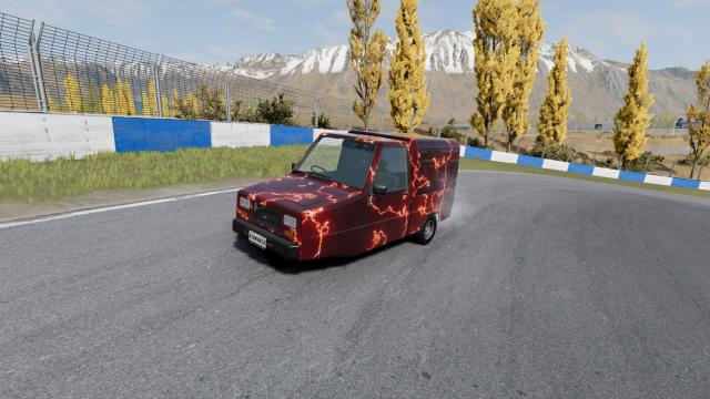 Universal lava skin for BeamNG Drive
