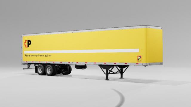 Swiss Post Skin для BeamNG Drive