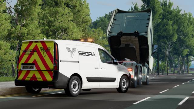 Segra Assistance Skin for Gavril Scout для BeamNG Drive