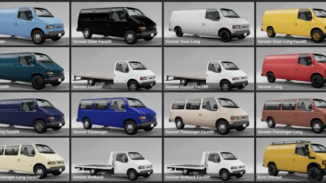 1990-2011 Gavril Mule (European Gavril H-Series) for BeamNG Drive