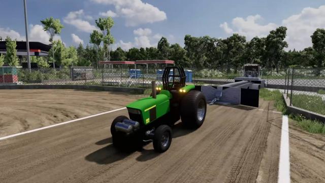 John Deere Pulling Tractor
