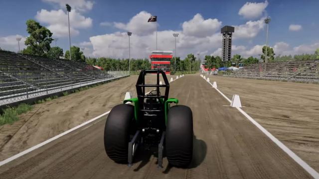 John Deere Pulling Tractor для BeamNG Drive