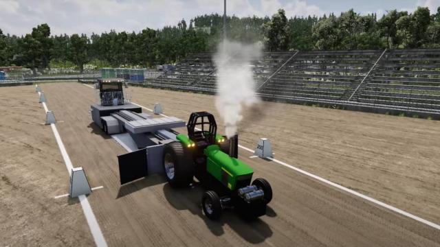 John Deere Pulling Tractor для BeamNG Drive
