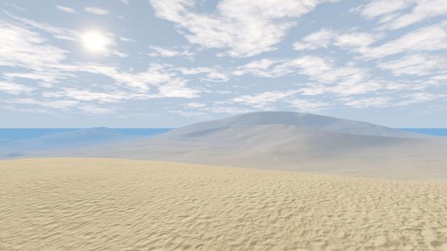 REKT Barren Dunes Wasteland Highway для BeamNG Drive