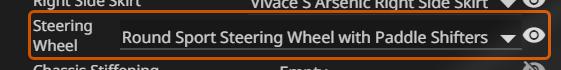 Vivace Round Steering Wheels для BeamNG Drive