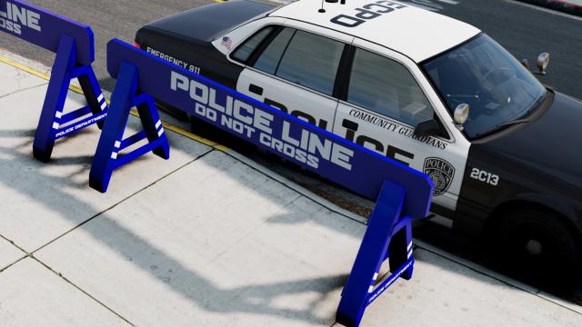Modern Police Barrier
