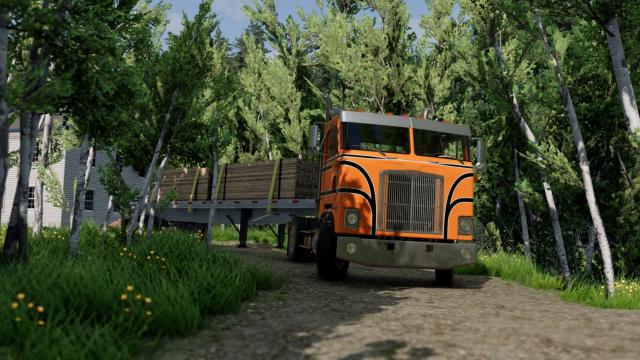 Semi-truck reverse parking scenarios