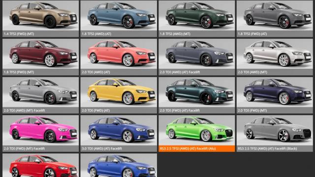 Audi A3 8V for BeamNG Drive