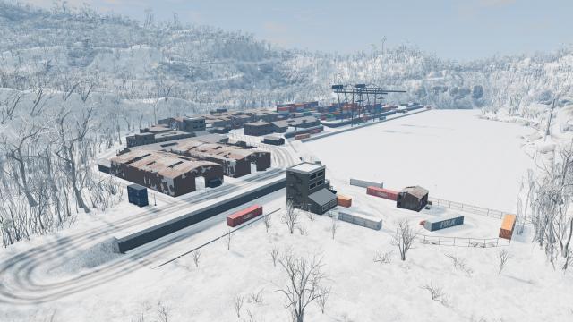 Jungle Rock Island Snowy для BeamNG Drive