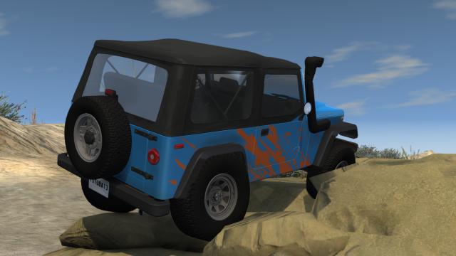 Off Road Open Desert Trails for BeamNG Drive