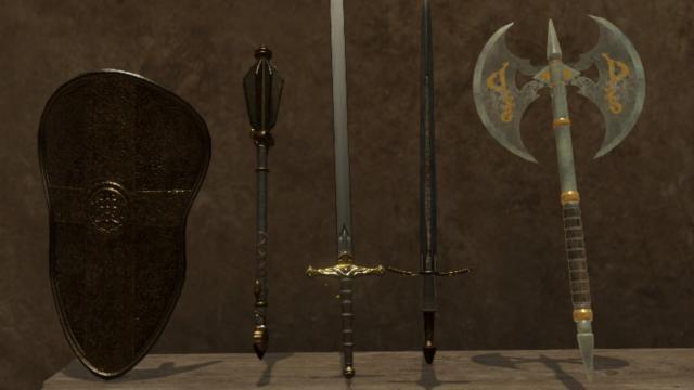 Paladin Pack (U8.3) для Blade And Sorcery