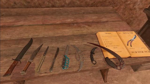 Modern Knife Pack (Animations - Pouches and more) (MKP) (U10) for Blade And Sorcery