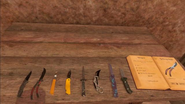 Modern Knife Pack (Animations - Pouches and more) (MKP) (U10) for Blade And Sorcery