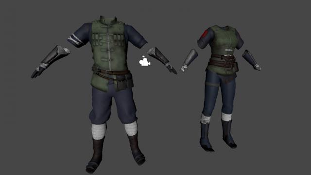 Новая одежда / Naruto Jonin Outfit. U8.4