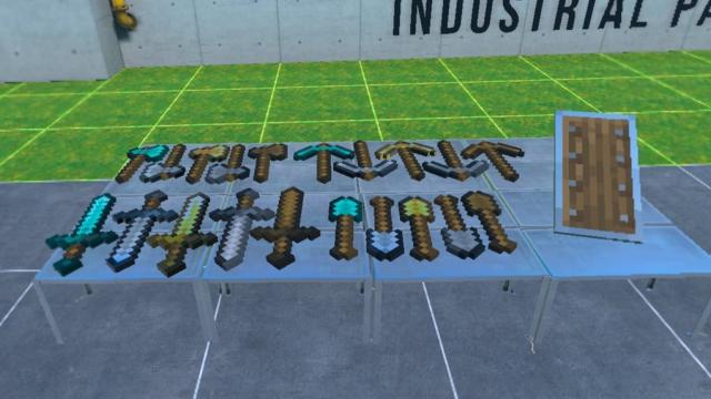Modpack: Minecraft Weapons & Avatars for Bonelab