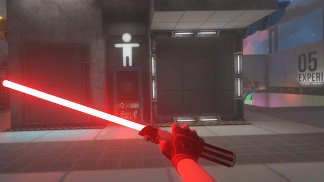 Vader's Lightsaber (WIP) for Bonelab