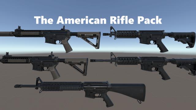 The American Rifle Pack (Suppressor Attachments) for Bonelab