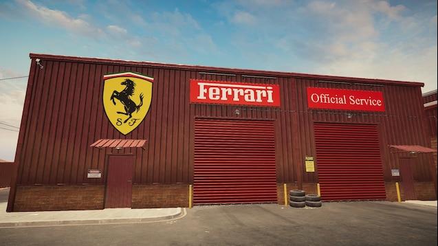 Официальный автосервис Феррари / Ferrari Official Service для Car Mechanic Simulator 2021