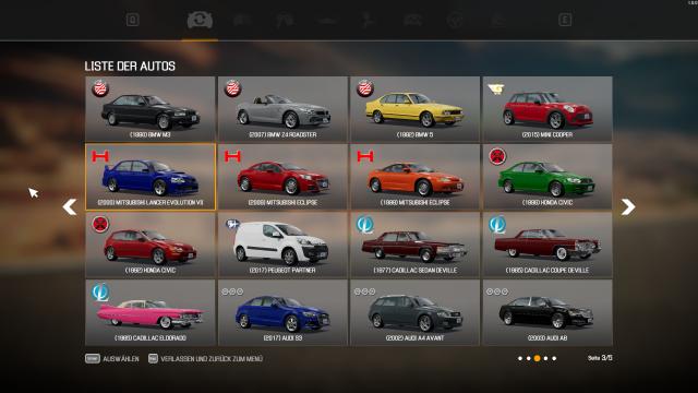 Настоящие название автомобилей / Authentic Car Names для Car Mechanic Simulator 2021