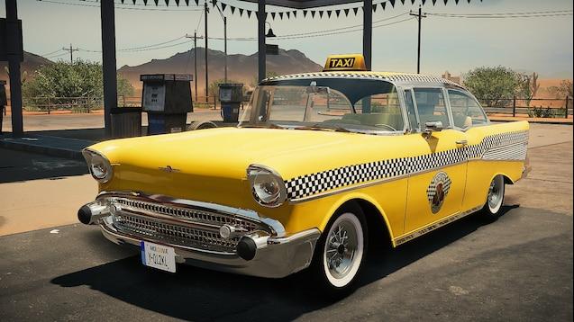 Taxi Cab New York City 1957