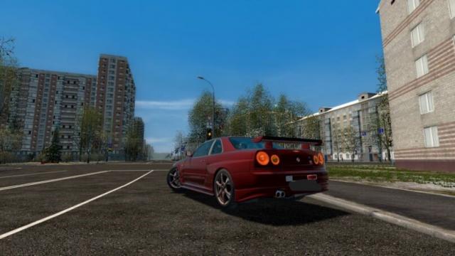 Nissan Skyline GTR V-Spec II for City Car Driving