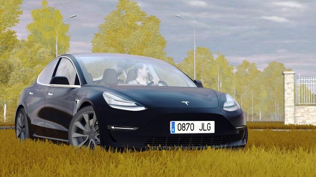 2018 Tesla Model 3 для City Car Driving