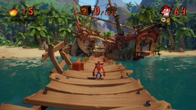 Ретро интерфейс / Retro Hud для Crash Bandicoot 4: It’s About Time
