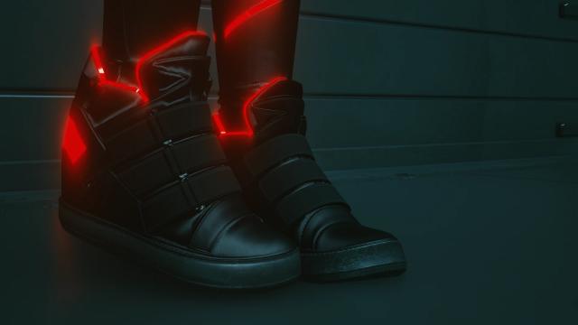 Tron-Inspired Shoes - FemV - ArchiveXL для Cyberpunk 2077