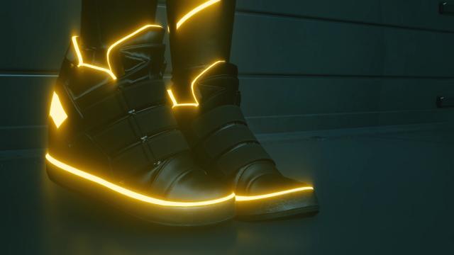 Tron-Inspired Shoes - FemV - ArchiveXL для Cyberpunk 2077