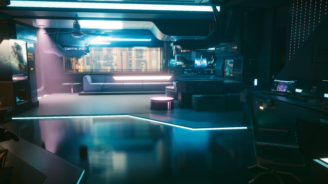 Corpo Netrunner Apartment for Cyberpunk 2077