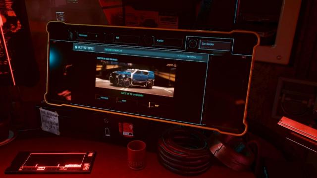 Virtual Car Dealer для Cyberpunk 2077