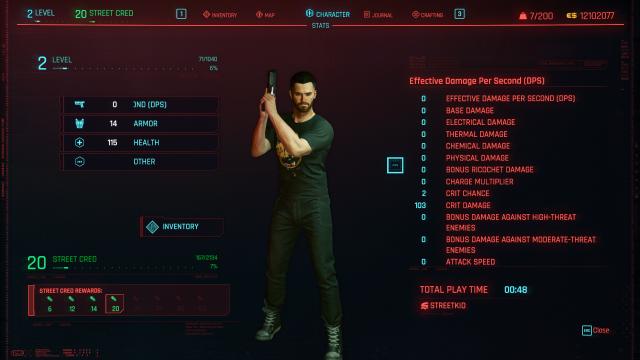 Cyberpunk 2077 Modded Starter Save (Street Kid)
