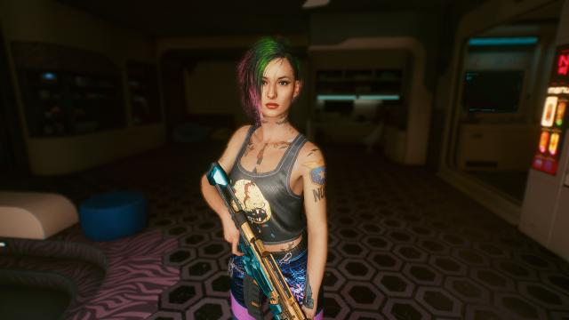 Пресет Джуді / V judy Preset (CyberCAT) для Cyberpunk 2077