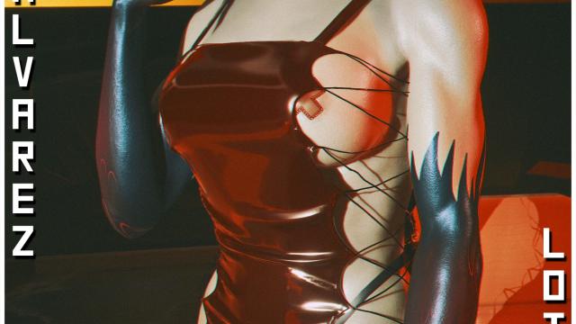 Lotus Dress - Archive XL для Cyberpunk 2077