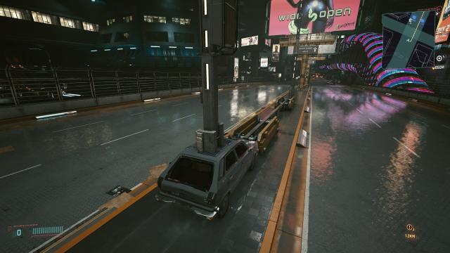 Wetter Roads RTX для Cyberpunk 2077